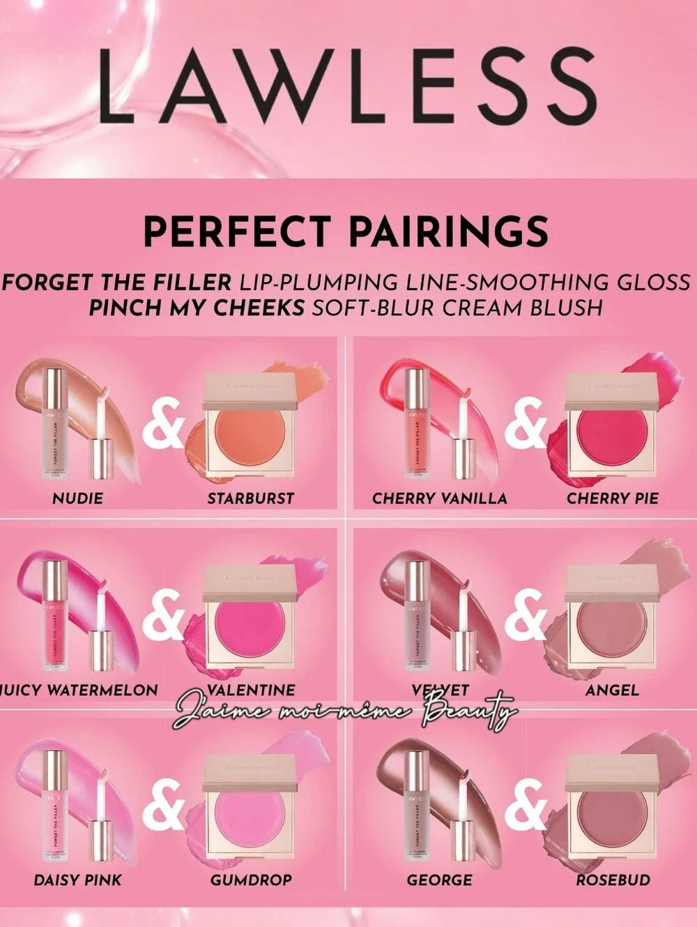 LAWLESS Cream Blush In Gumdrop– Radiant Pink Glow